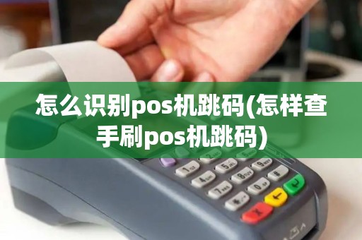 怎么识别pos机跳码(怎样查手刷pos机跳码)