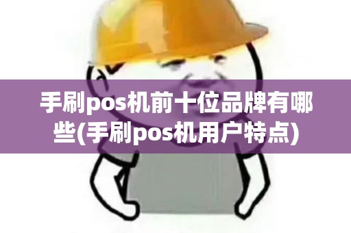 手刷pos机前十位品牌有哪些(手刷pos机用户特点)
