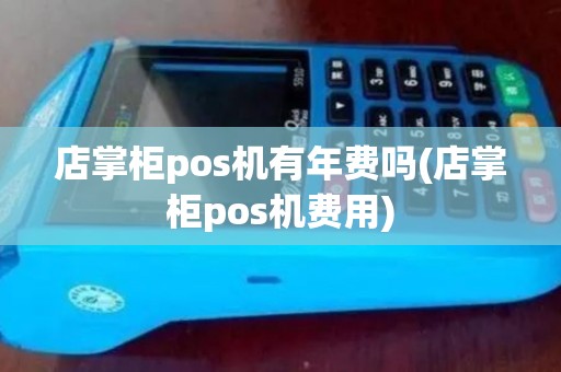 店掌柜pos机有年费吗(店掌柜pos机费用)