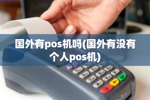国外有pos机吗(国外有没有个人pos机)
