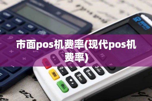 市面pos机费率(现代pos机费率)
