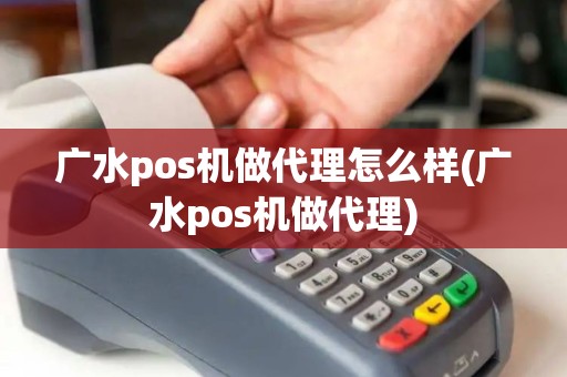 广水pos机做代理怎么样(广水pos机做代理)