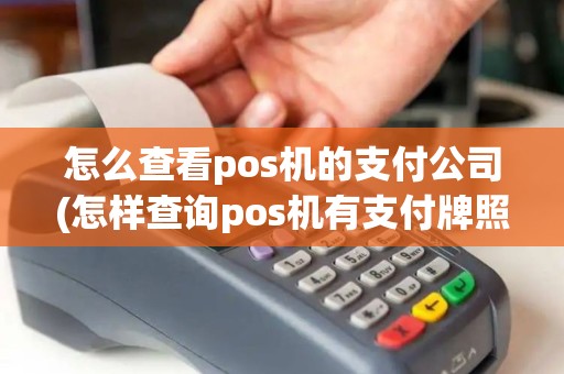 怎么查看pos机的支付公司(怎样查询pos机有支付牌照)