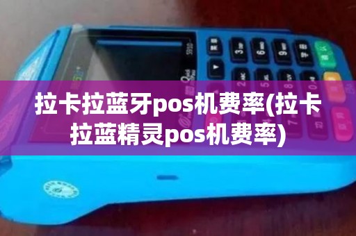 拉卡拉蓝牙pos机费率(拉卡拉蓝精灵pos机费率)