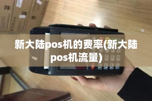 新大陆pos机的费率(新大陆pos机流量)