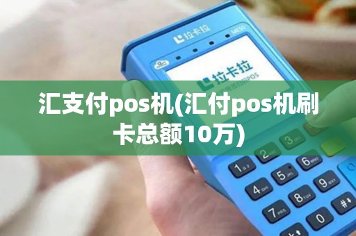 汇支付pos机(汇付pos机刷卡总额10万)