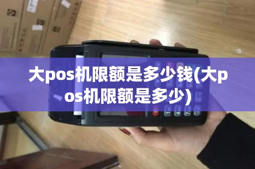 大pos机限额是多少钱(大pos机限额是多少)