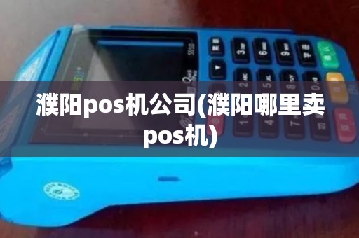 濮阳pos机公司(濮阳哪里卖pos机)
