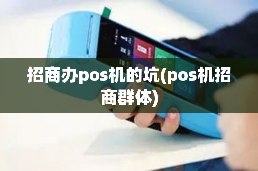 招商办pos机的坑(pos机招商群体)