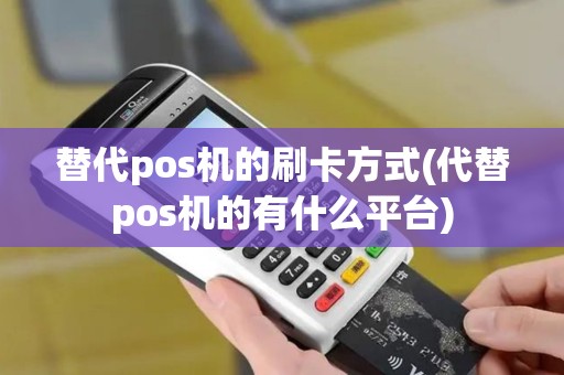 替代pos机的刷卡方式(代替pos机的有什么平台)