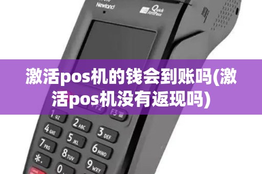 激活pos机的钱会到账吗(激活pos机没有返现吗)