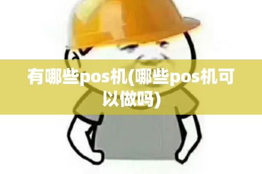 有哪些pos机(哪些pos机可以做吗)