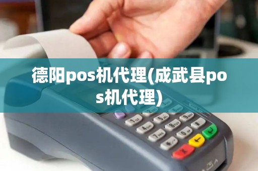 德阳pos机代理(成武县pos机代理)
