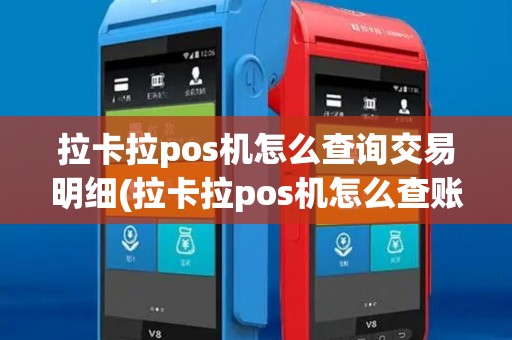 拉卡拉pos机怎么查询交易明细(拉卡拉pos机怎么查账单)