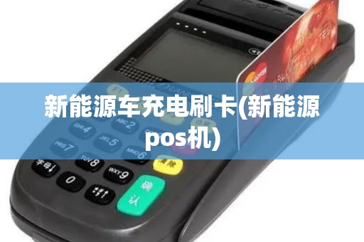 新能源车充电刷卡(新能源pos机)
