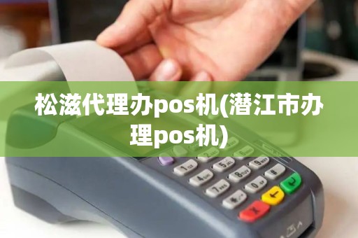 松滋代理办pos机(潜江市办理pos机)