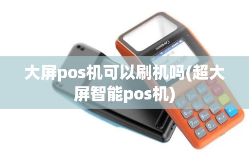 大屏pos机可以刷机吗(超大屏智能pos机)