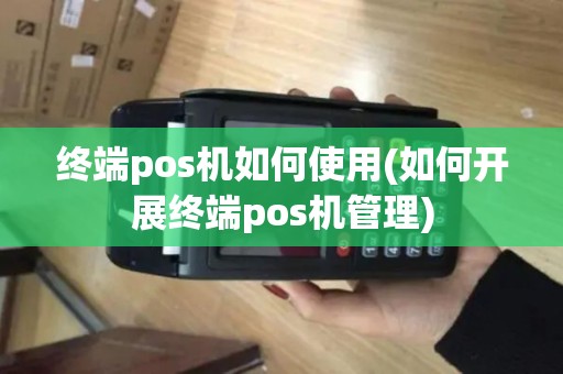 终端pos机如何使用(如何开展终端pos机管理)