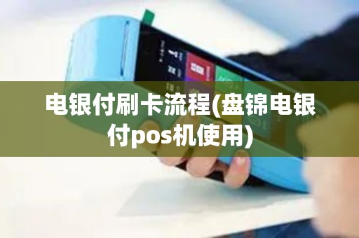 电银付刷卡流程(盘锦电银付pos机使用)