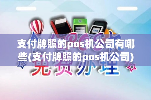 支付牌照的pos机公司有哪些(支付牌照的pos机公司)