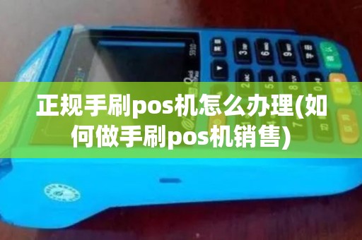 正规手刷pos机怎么办理(如何做手刷pos机销售)