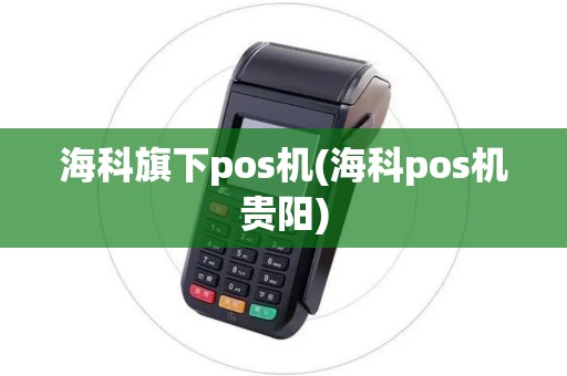 海科旗下pos机(海科pos机贵阳)
