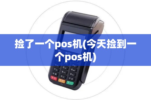 捡了一个pos机(今天捡到一个pos机)