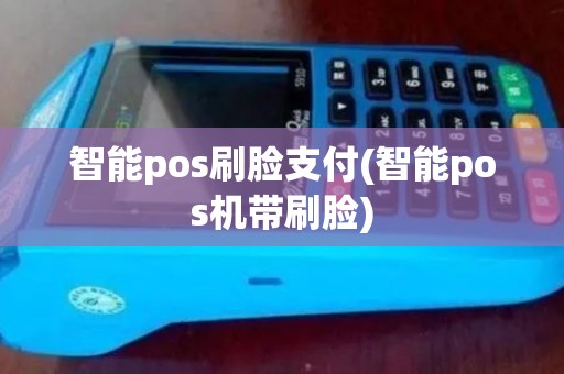 智能pos刷脸支付(智能pos机带刷脸)