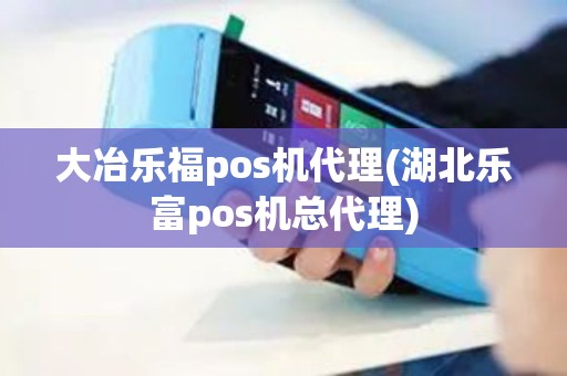 大冶乐福pos机代理(湖北乐富pos机总代理)