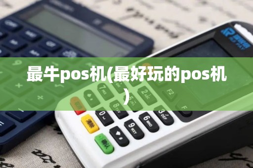 最牛pos机(最好玩的pos机)