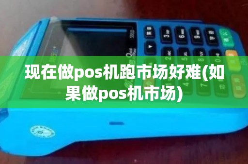 现在做pos机跑市场好难(如果做pos机市场)