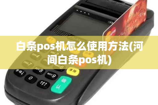 白条pos机怎么使用方法(河间白条pos机)