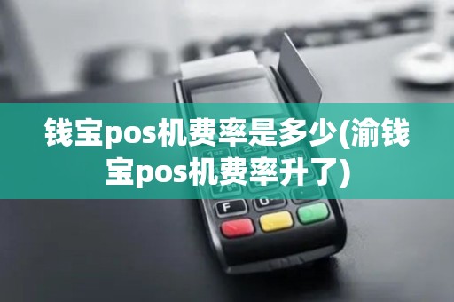 钱宝pos机费率是多少(渝钱宝pos机费率升了)