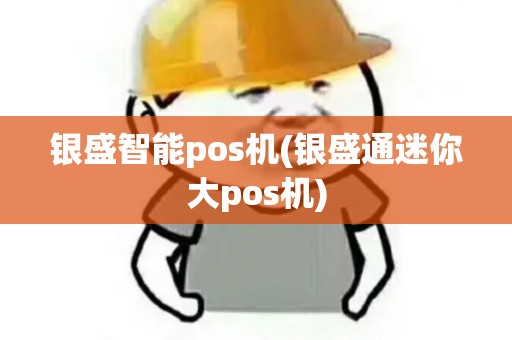 银盛智能pos机(银盛通迷你大pos机)