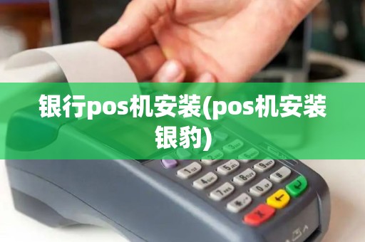 银行pos机安装(pos机安装银豹)