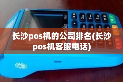 长沙pos机的公司排名(长沙pos机客服电话)