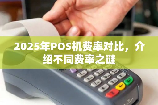 2025年POS机费率对比，介绍不同费率之谜