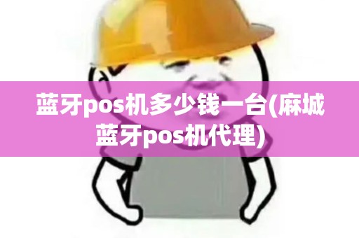 蓝牙pos机多少钱一台(麻城蓝牙pos机代理) 蓝牙pos机多少钱一台(麻城蓝牙pos机代理)