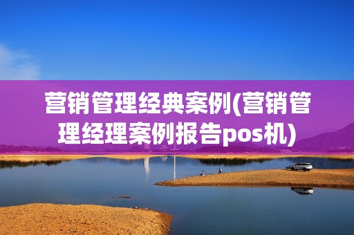 营销管理经典案例(营销管理经理案例报告pos机)