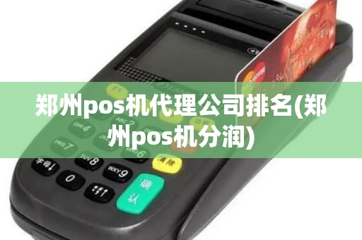 郑州pos机代理公司排名(郑州pos机分润)