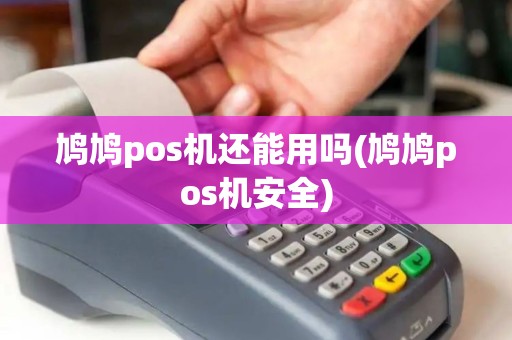 鸠鸠pos机还能用吗(鸠鸠pos机安全)