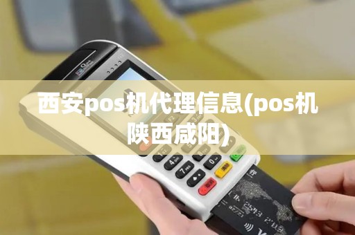 西安pos机代理信息(pos机陕西咸阳)