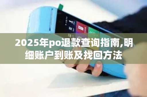 2025年po退款查询指南,明细账户到账及找回方法