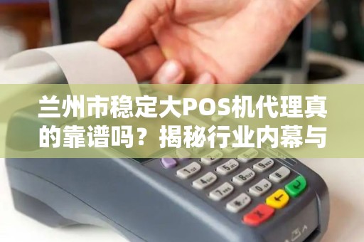 兰州市稳定大POS机代理真的靠谱吗?揭秘行业内幕与选择技巧! 兰州市稳定大POS机代理真的靠谱吗?揭秘行业内幕与选择技巧!