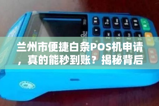 兰州市便捷白条POS机申请，真的能秒到账？揭秘背后隐藏的5大陷阱！
