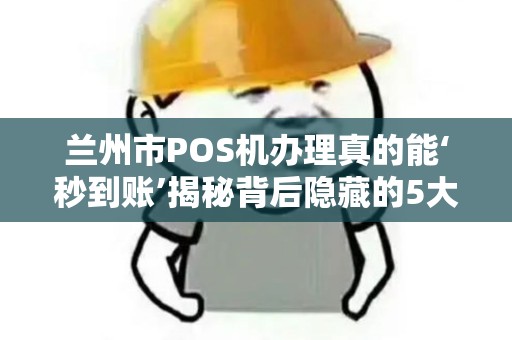 兰州市POS机办理真的能‘秒到账’揭秘背后隐藏的5大陷阱! 兰州市POS机办理真的能‘秒到账’揭秘背后隐藏的5大陷阱!