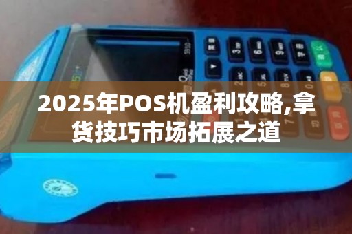 2025年POS机盈利攻略,拿货技巧市场拓展之道 2025年POS机盈利攻略,拿货技巧市场拓展之道