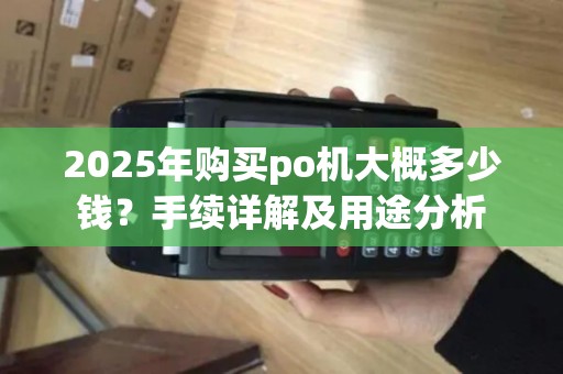 2025年购买po机大概多少钱?手续详解及用途分析 2025年购买po机大概多少钱?手续详解及用途分析