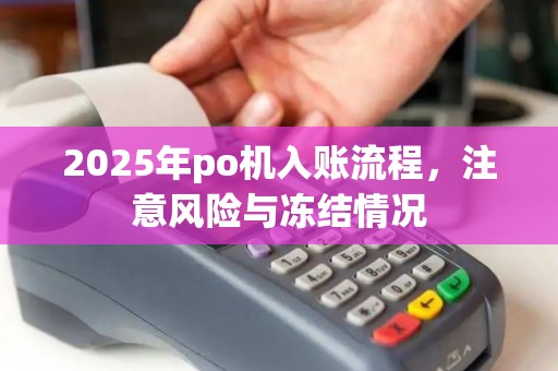2025年po机入账流程,注意风险与冻结情况 2025年po机入账流程,注意风险与冻结情况