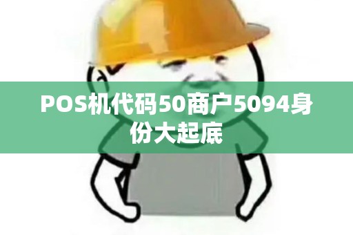 POS机代码50商户5094身份大起底 POS机代码50商户5094身份大起底